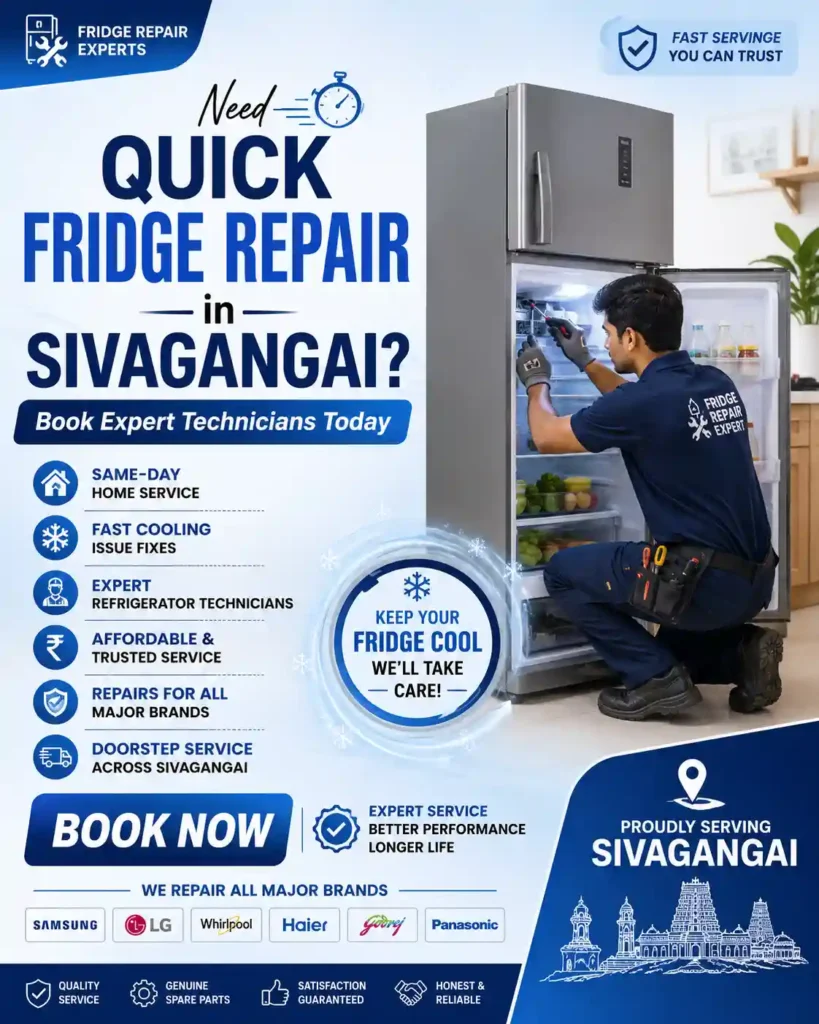 Fridge Repair in Sivagangai