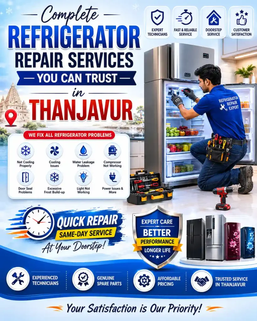 Fridge Repair in Thanjavur​